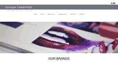 Desktop Screenshot of legroupechantelle.com